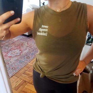 FreePeople Movement Olive Green Tank